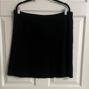 Jones New York Classic Black A-Line Skirt
